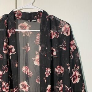 Floral Sheer Kimono